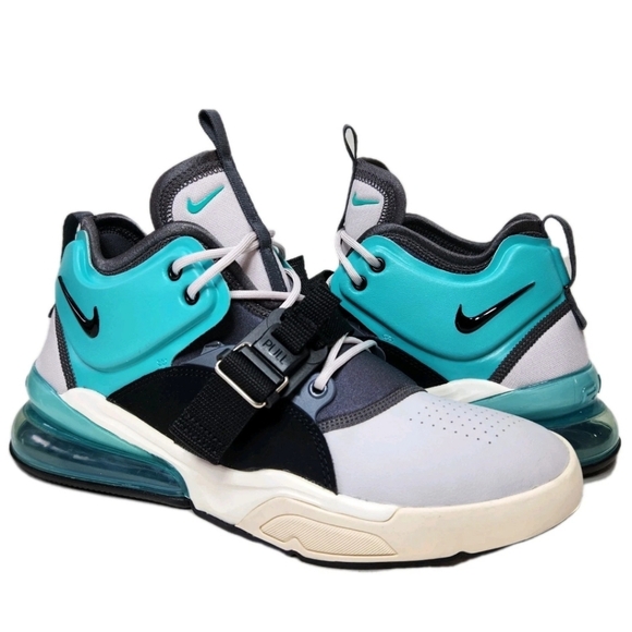 NIKE Air Force 270 Sz 10 Vast Grey/Hyper Jade-Black AH6772-011 - Picture 1 of 13